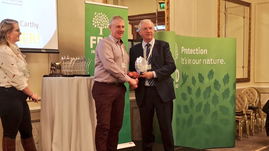 HerdPlus's tweet photo. Congrats to Eoghan McCarthy winner of the Best Dairy herd >100 cows #ISGC20 @fbd_ie https://t.co/MdSK8vB5ol