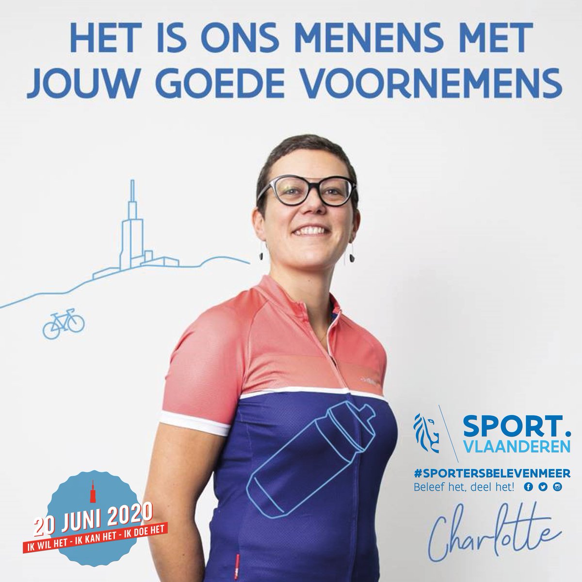 MonVentoux's tweet photo. Charlotte wil haar conditie terug opbouwen. Na vorig jaar een diagnose van kanker te krijgen, richt ze zich nu naar de top van de Ventoux: "#wewillenhet #wekunnenhet #wedoenhetgewoon," klinkt het op haar Facebook-wall. Wij steunen haar alvast! 💪 #monventoux #sportersbelevenmeer https://t.co/MbSWKsjts4