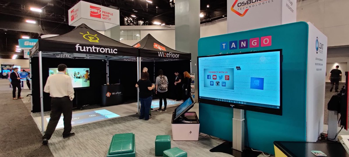 It’s your last chance to experience our innovative #edtech on booth: 2805 at <a href="/fetc/">FETC</a> today! Come along and play on our two great interactive floors and see our brand NEW AppiTab touchscreen nursery tables! Plus much more!
#edtech #fetc2020 #fetc #miami #osbornetech #educationusa