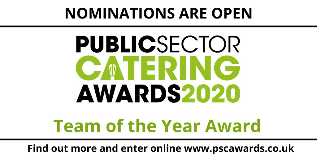 PSCMagazine's tweet photo. Team of the Year - this award recognises the amazing results achieved by getting a group of individuals working to collective #aims and #objectives - open to inhouse and #contractcaterer operations
Read more - https://t.co/YvAFzrC1le
#PSCAwards #collaboration #teamwork https://t.co/FbqLayA4VZ