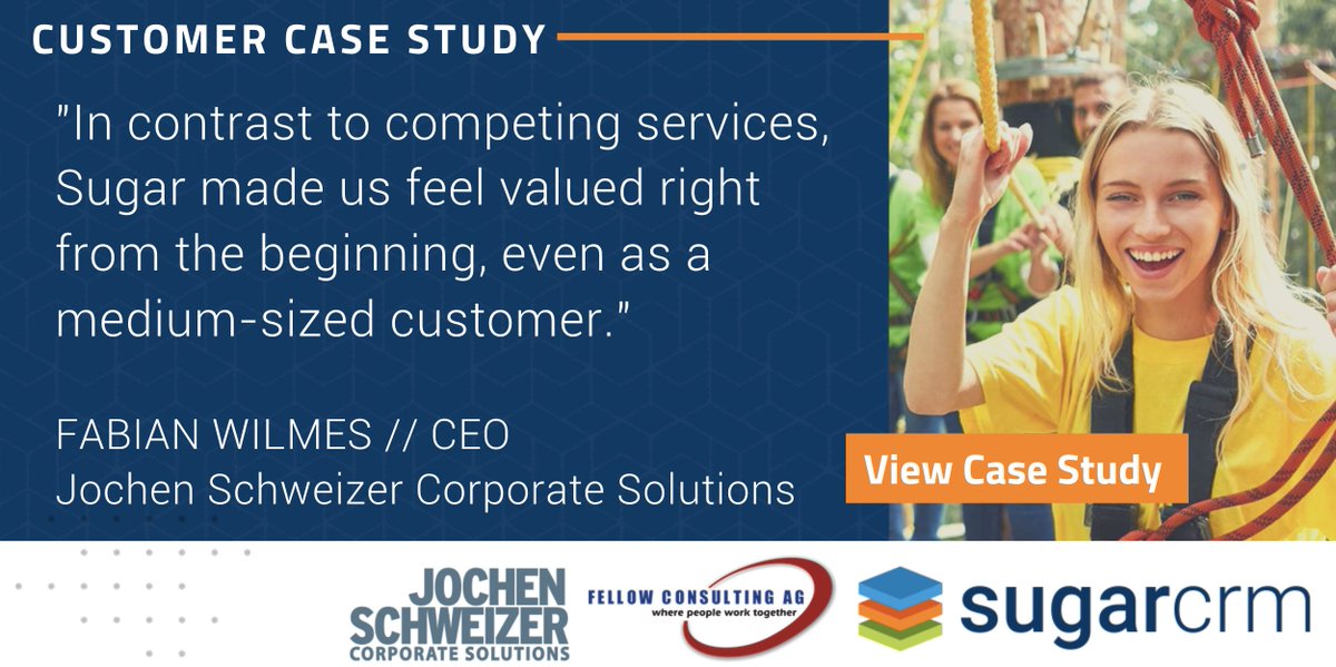 Sugarcrm For Events Services Company Jochen Schweizer Corporate Solutions Enticing Customers To Return Takes More Than A Fun Experience Improving Customer Data With Sugar Has Allowed Marketing And Sales To