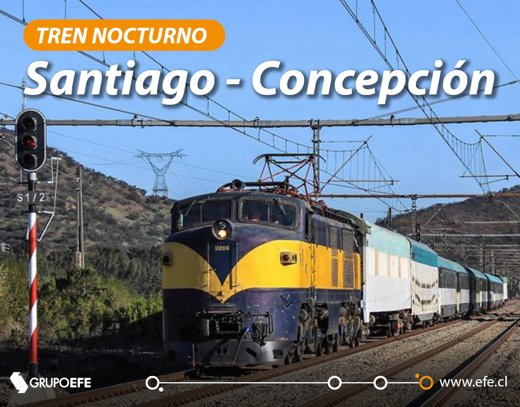 EFETrenesChile's tweet image. Esta noche, tren nocturno #SantiagoConcepción tendrá su primera salida desde Estación Central.

Conoce las futuras fechas y acompáñanos en los próximos viajes tren.cl