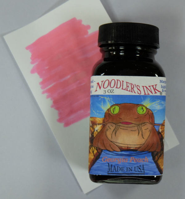 PurePens's tweet photo. NEW INK! #Noodlers Georgia Peach Ink, this is a light pink colour. This is now available on our website! Let us know your thoughts on the new colours๐
https://t.co/lg6iiQziWx
#Noodlersink #Purepens #Stationeryaddict #newink #Pinkink #lightink https://t.co/tSmbJNUGP9