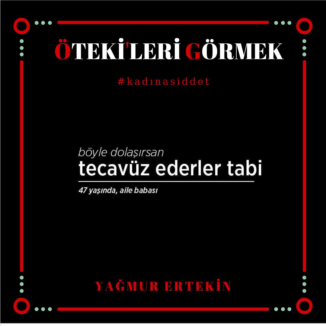 Suçlu Kim ? 
Soruyorum; çünkü senden yani insandan umudu kesmiş değilim.

ÖTEKİ’LERİ GÖRMEK... #kadınasiddetehayir #ötekilerigörmek #kadınasiddet
