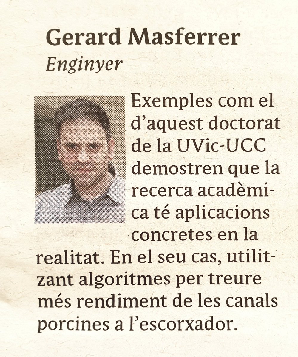 BetDachs's tweet image. ➡️ Doncs això, que a la @uvic_ucc fem #recerca #aplicada!
I en aquest cas, amb menció de @dindustrialscat i premi Universitat d&apos;#Innovacc.
@GMSF5 
@UVic_PhD @UVic_FCT 
@UDivulga @el9nou #GRMECAMAT