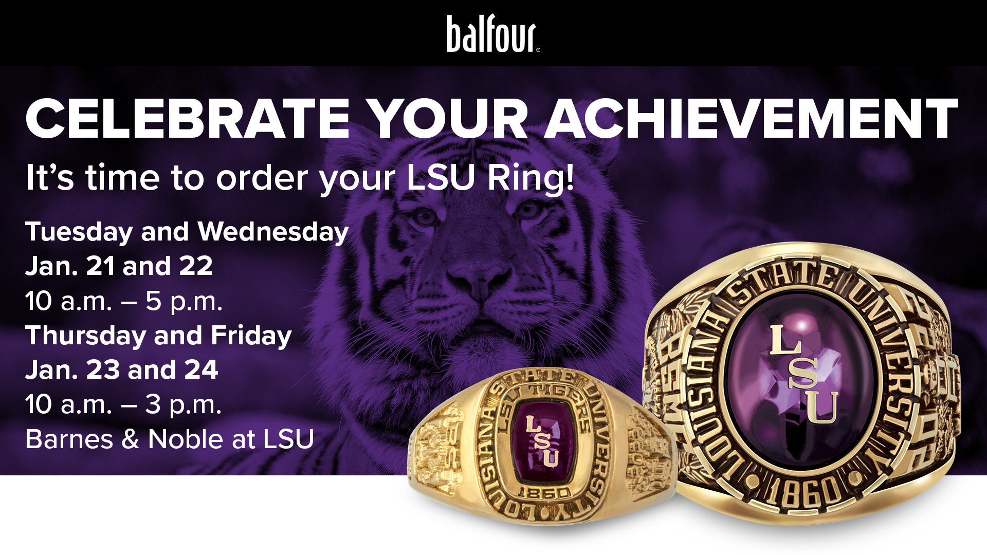 Lsu hotsell graduation ring