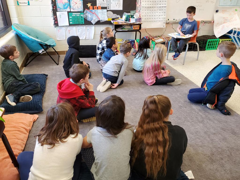 vb2ndteach's tweet photo. Special treat for our morning meeting - a read aloud by one of our own😊 #relentlessgators #catchtheripple #glenwoodkidsdeserveit #readingisfun #lifelongreader https://t.co/e0NtVBKNlV