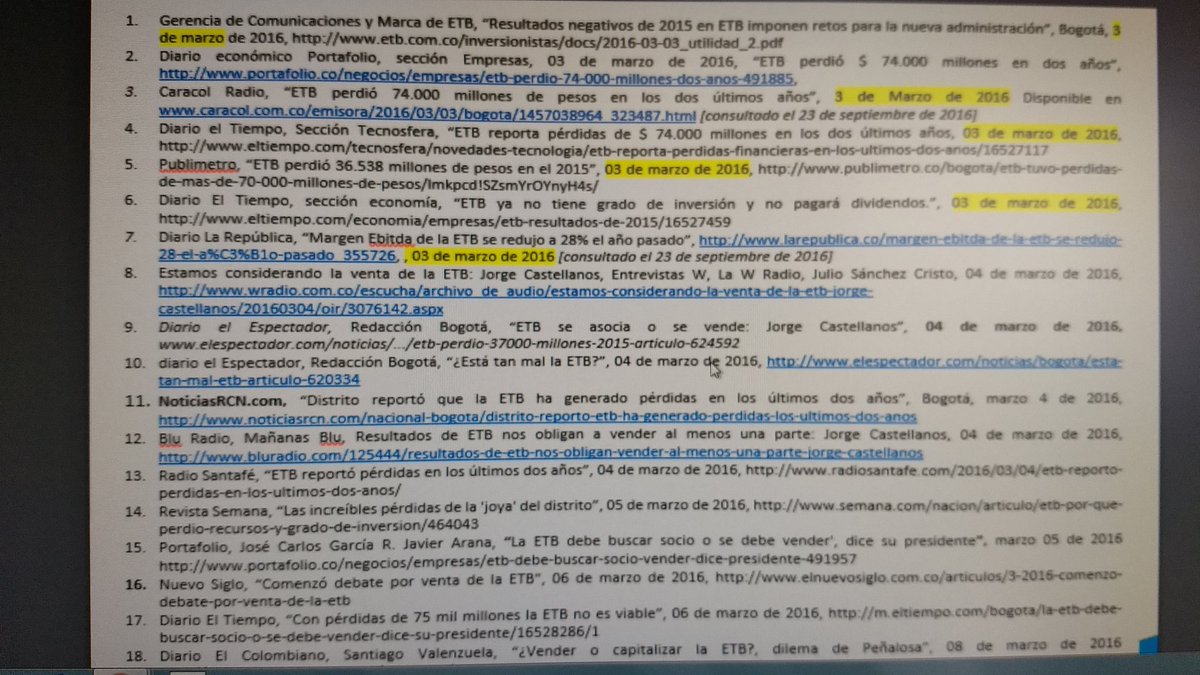 Múltiples declaraciones nocivas de ETB de Jorge Castellanos, "coincidencialmente" posterior a ellas le bajaron la acreditación a ETB y a la fecha sigue siendo el presidente de ETB, hasta cuándo?@ClaudiaLopez @LuisErnestoGL