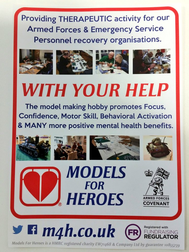 Jonathan_Hoyle's tweet photo. #techniciansPOV Had a great meeting this morning with @modelsforheroes and how @aubmodelmaking can start to work with them, supporting their cause. From my own experience model making has so many mental health benefits and groups like this are vital for helping those in need. https://t.co/VWpXi2fNyB