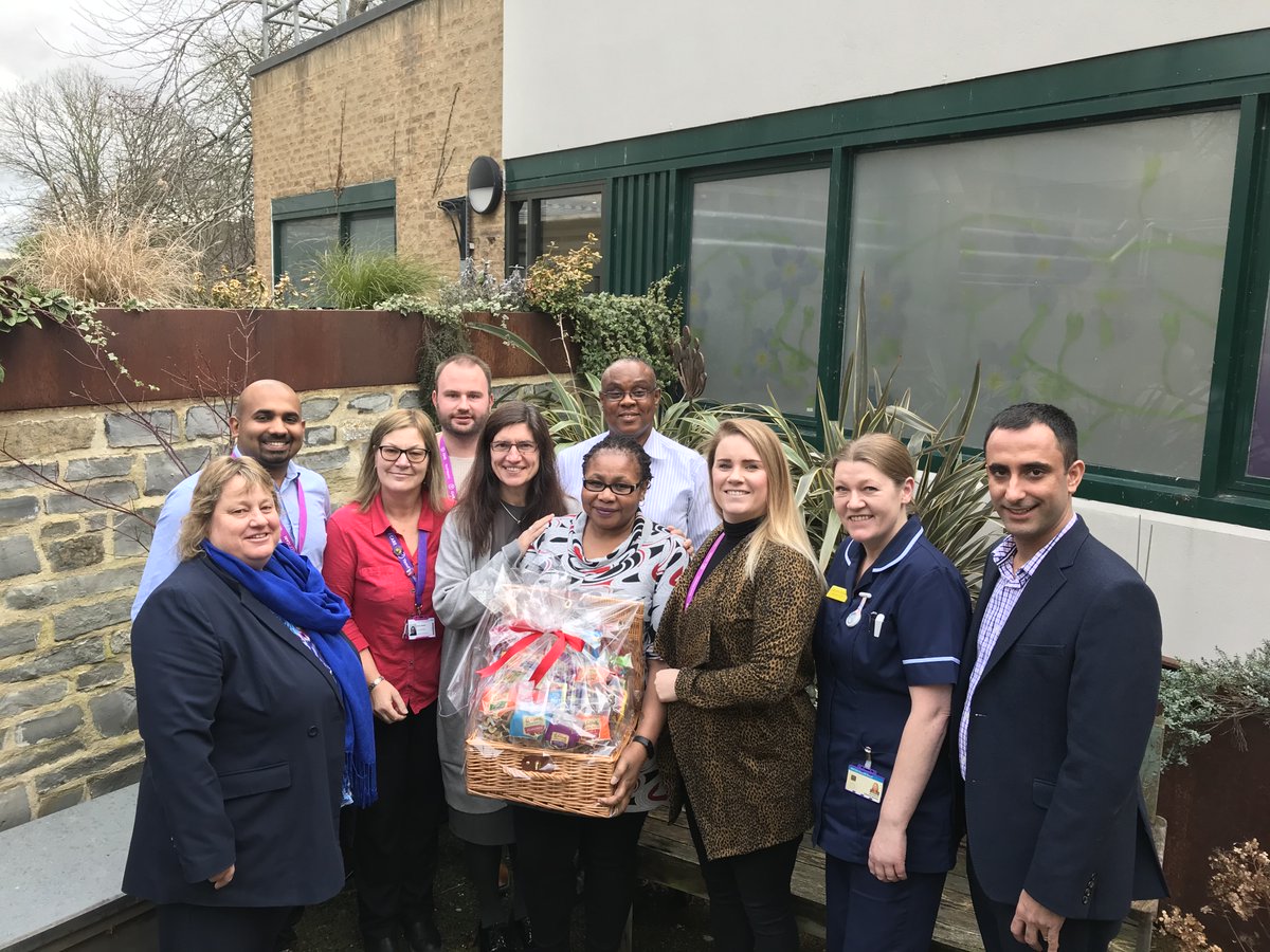 Great day in YDH  with the integrated discharged team doing a fantastic job . A treat hamper awarded as part of I care week enjoy.