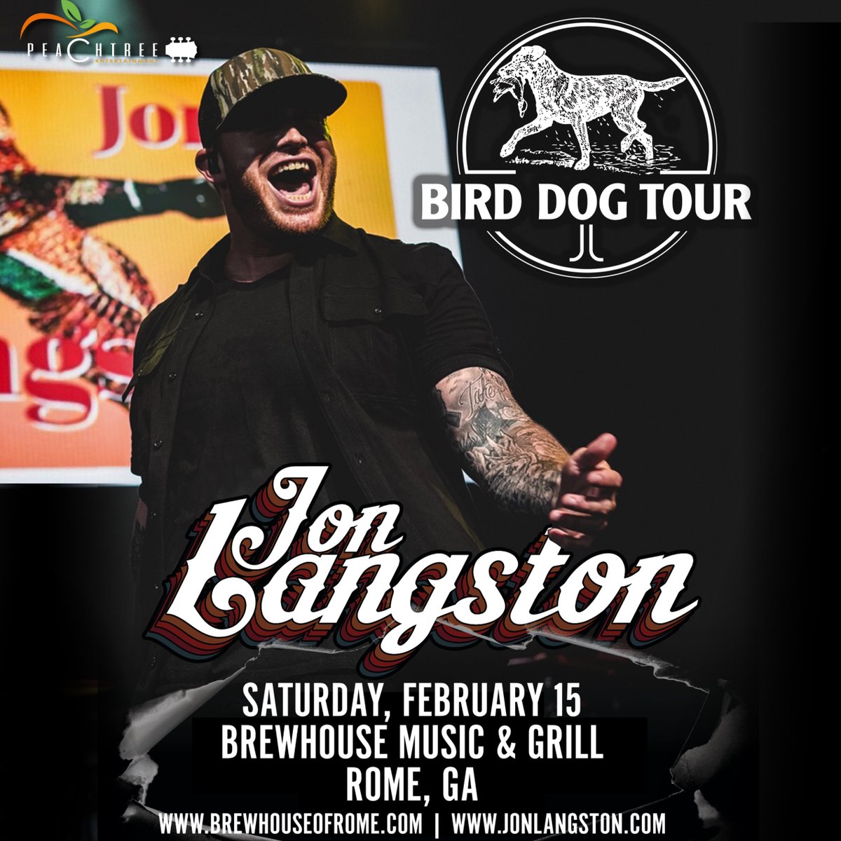 ROME, GA - <a href="/JonTLangston/">Jon Langston</a> returns to <a href="/BrewhouseRome/">BrewhouseRome</a> on Saturday, February 15th! Grab tickets while you can > bit.ly/JLRome2020