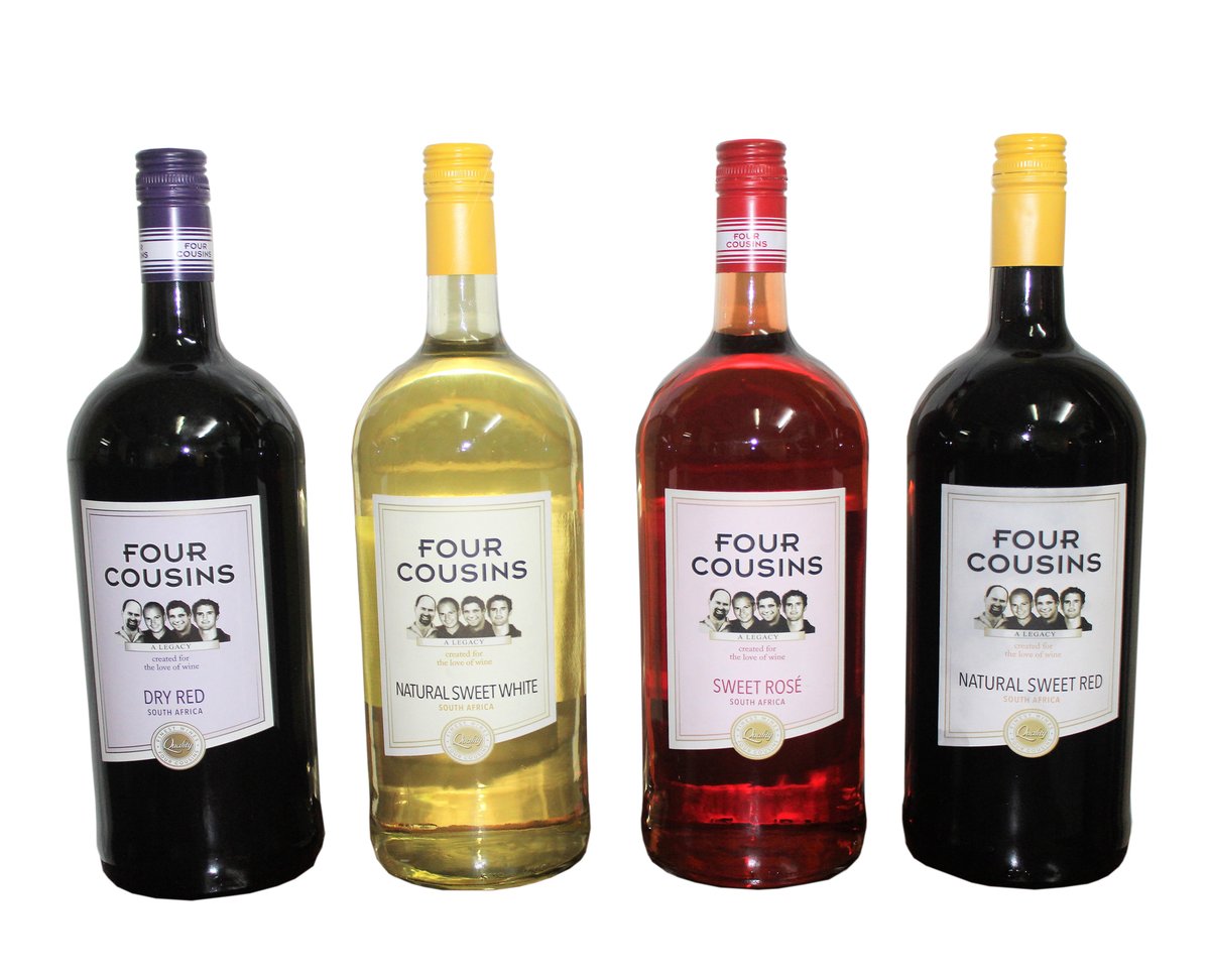 MoBarDelivers's tweet photo. Four Cousins is a fragrant, ruby-red wine with soft rose petal perfume Enjoyed wherever friends and family gather. Order from us.
https://t.co/OOmeAvtRxL
#wine #fourcousins #sweetwine #ig254
Remember excessive consumption of alcohol is harmful to your health. https://t.co/LG57tlypPE