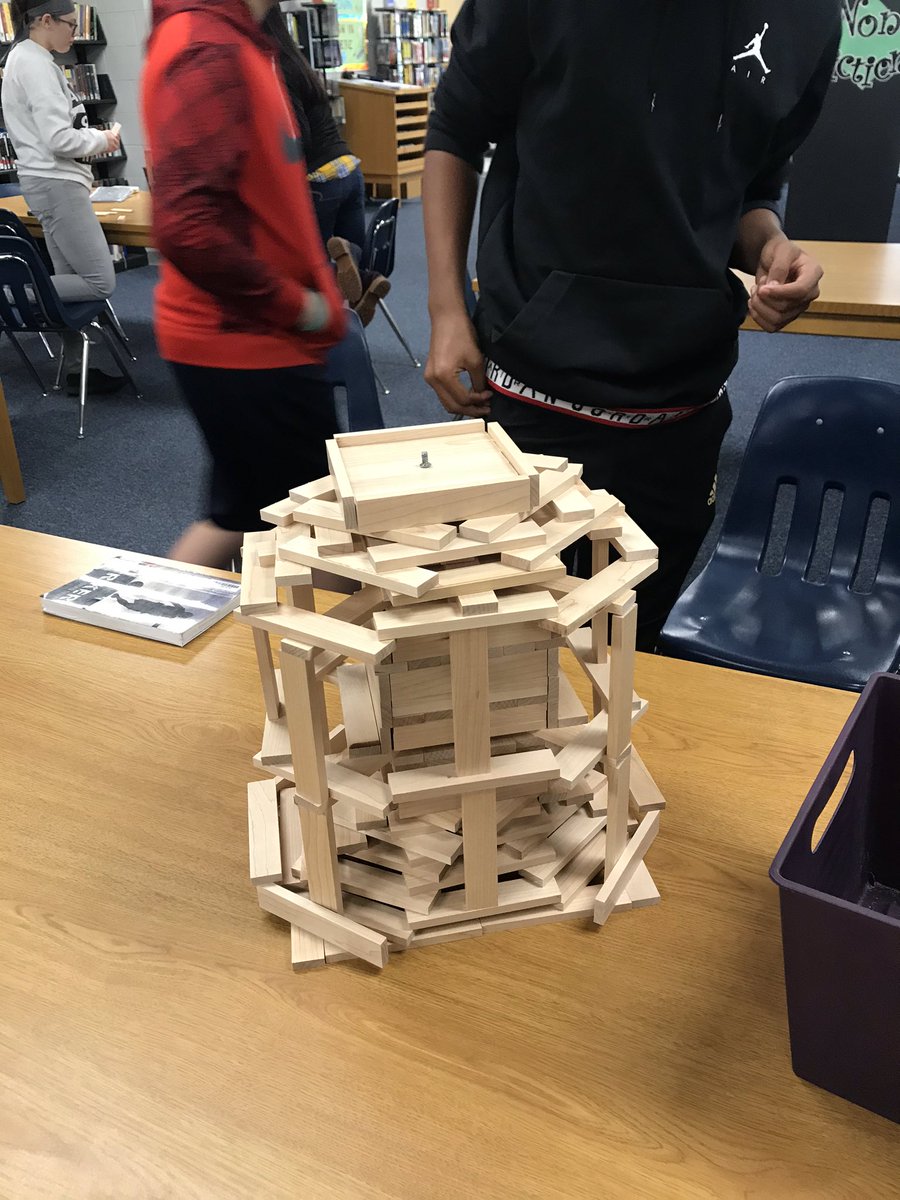 GMSLibraryMS's tweet photo. Team building with Keva planks! https://t.co/1Mk5fk5wwm