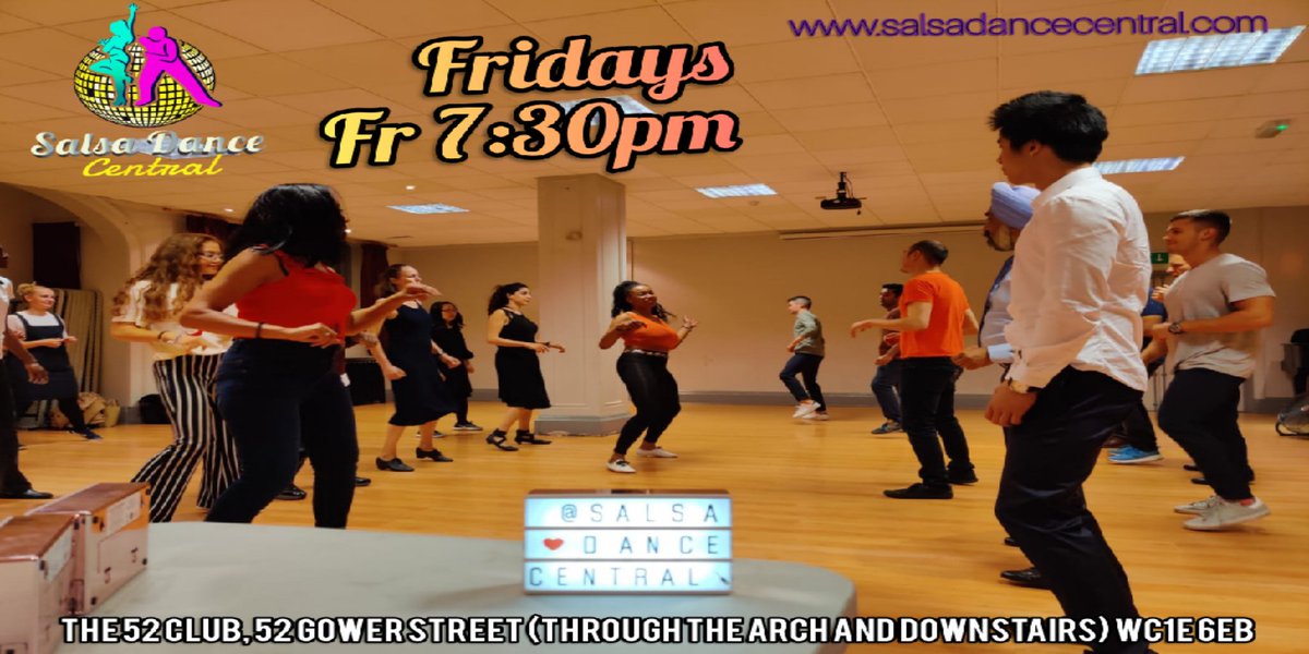 SalsadanceC's tweet photo. Tonight. Salsa Dance Central - let's do this! 
https://t.co/Po41APjKUW
#salsadancecentral #sdclondon #lovesalsa https://t.co/kG0bGIco28