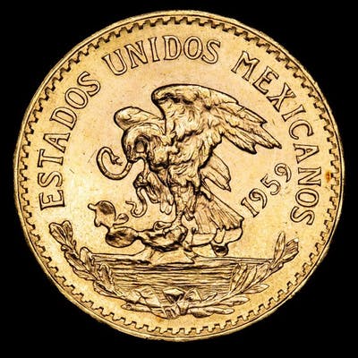 Mexican 20 Peso Gold Coin Weight Mexican 20 Peso Gold Coin Weight