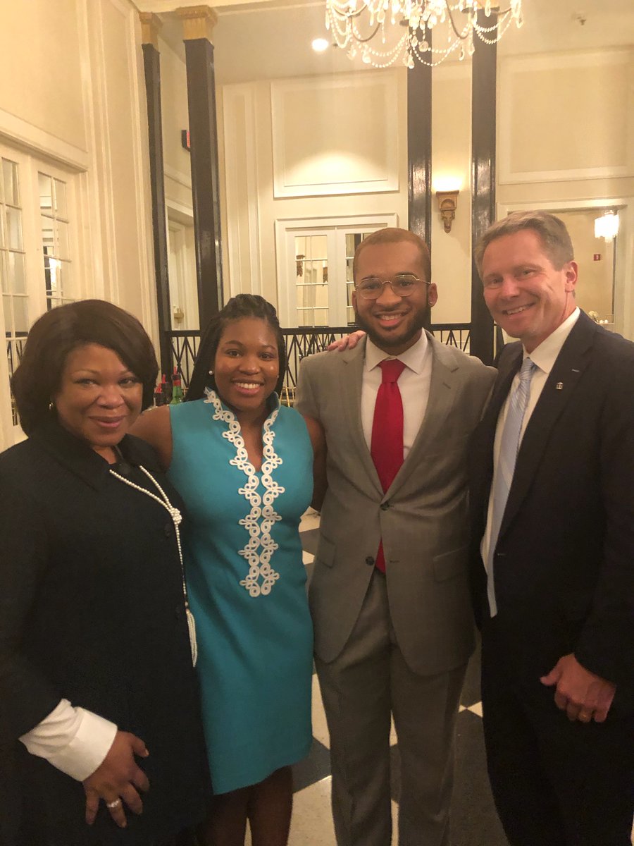 KevinGuskiewicz's tweet photo. Great to hear former NC Governors Jim Hunt, Jim Martin and Pat McCrory share their stories from the last 40 years and their hopes for our state's future, moderated by #UNC's @Anita4NC.  Thank you @unciop students for hosting a wonderful event! https://t.co/eGv3WqVL8Q