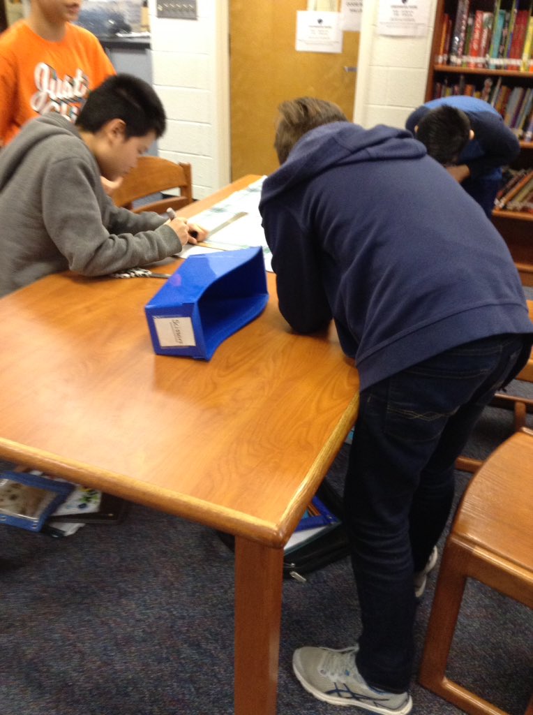 Ms. Jordan's 7th grade Ss making blankets to send to Australia and to the LCAS as part of their Compassion Project <a href="/RBMS_Official/">River Bend M.S.</a> <a href="/awheeler_wheels/">Amy Wheeler</a>
