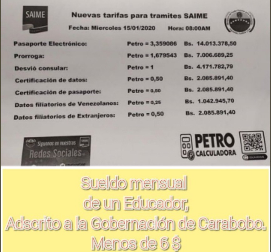elbichopopular's tweet photo. ô►#17Ene  #FelizViernesATodos #GriceldaALa1 #DocentesMovilizados #17Ene  #FelizViernesATodos #GriceldaALa1 #DocentesMovilizados  EL ROBO PETRO Y SALARIO DOCENTE ◄ô◄ô https://t.co/FA37LTWgS0