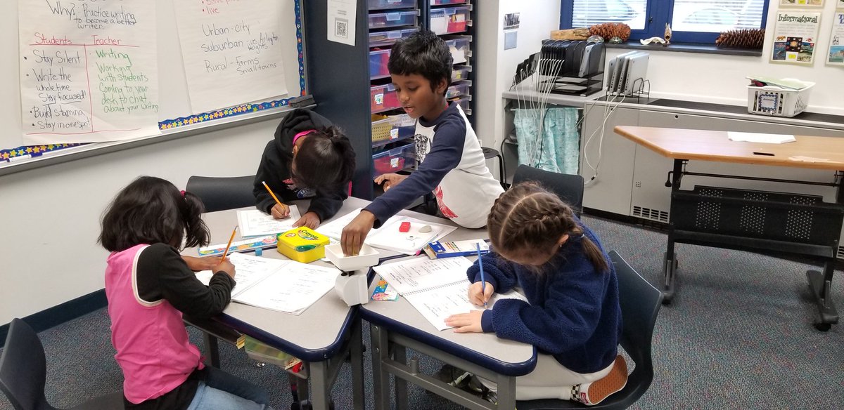 We are examining properties of matter!