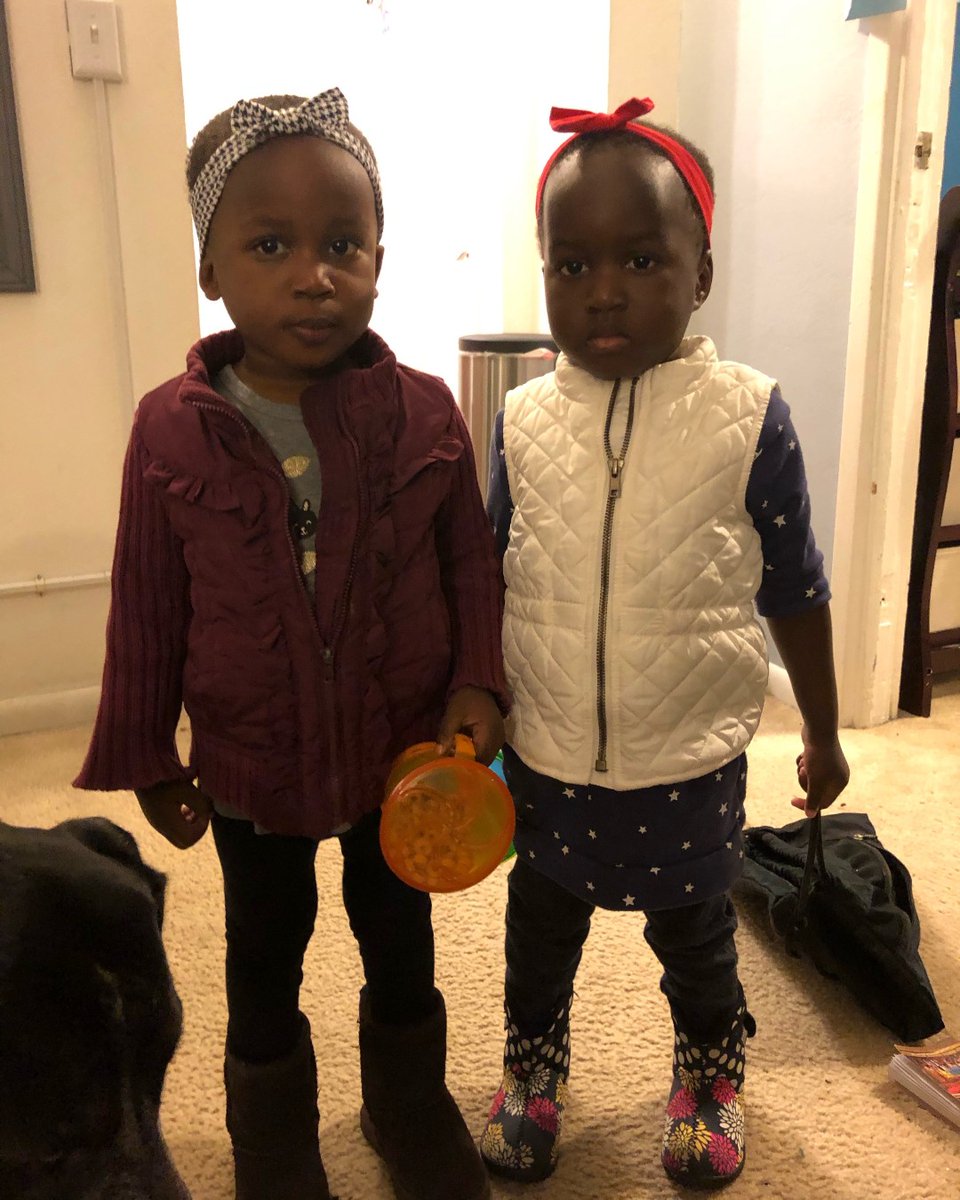 MLJadoptions's tweet photo. How cute are these girls?! They have been home now from Burkina Faso for almost 3 weeks. 

If you would like to have your child featured as our Photo of the Week, email info@mljadoptions.com https://t.co/H7fg476eVH