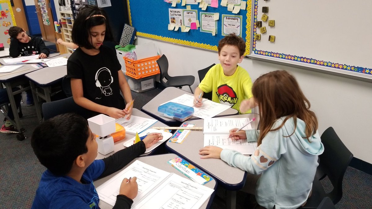 We are examining properties of matter!