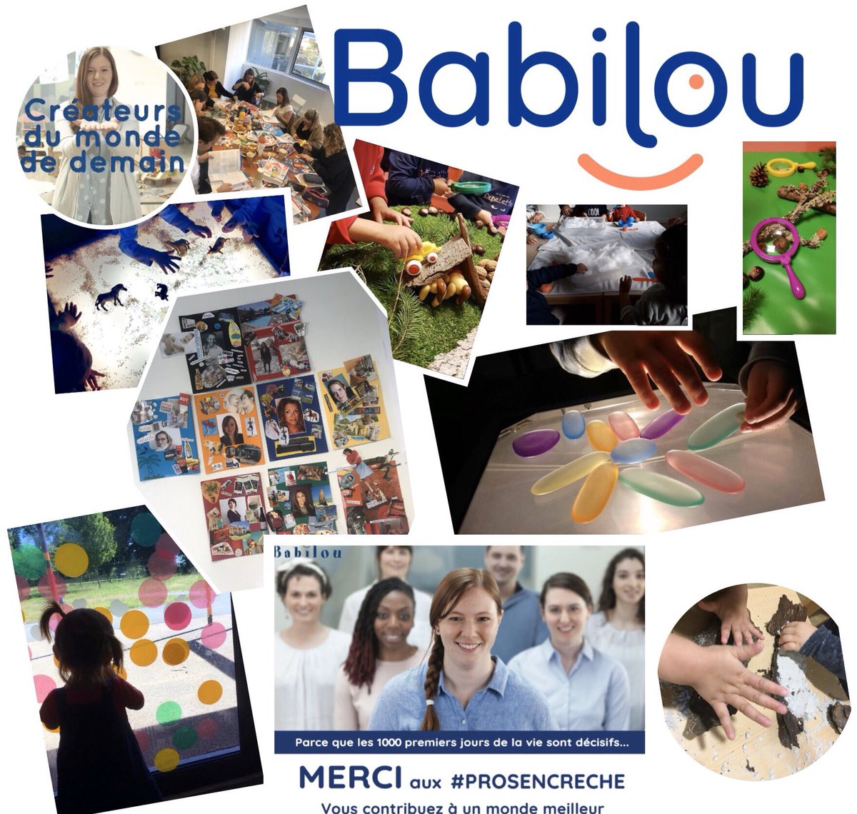 ChBo69's tweet photo. [#unpetittourencreche  ]  ça se passe comme ça... dans les #crèches #EAJE #microcreche @babilou #petiteenfance faire vivre des expériences aux #enfants #familles de notre #missioneducative #eveil #sensoriel #projeteducatif #Babilou #grandirensemble #elsa #teambabilou MERCI 🙏 https://t.co/CY2W6hsm5F