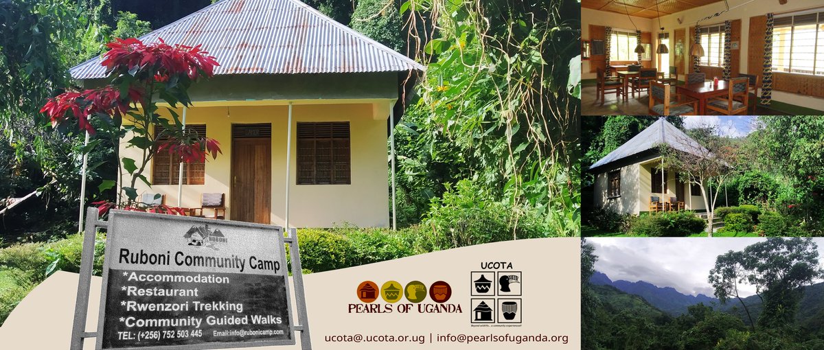 PearlsofUganda's tweet photo. The Ruboni Community Camp iss hidden in the jungles of Rwenzori mountain foothills, one of the best views of this mountain

This camp is also the starting point for short community tours and longer Rwenzori trekking trips

#UCOTA #PEARLSOFUGANDA #RUBONICOMMUNITYCAMP #RWENZORI https://t.co/5r3CcJsq6h