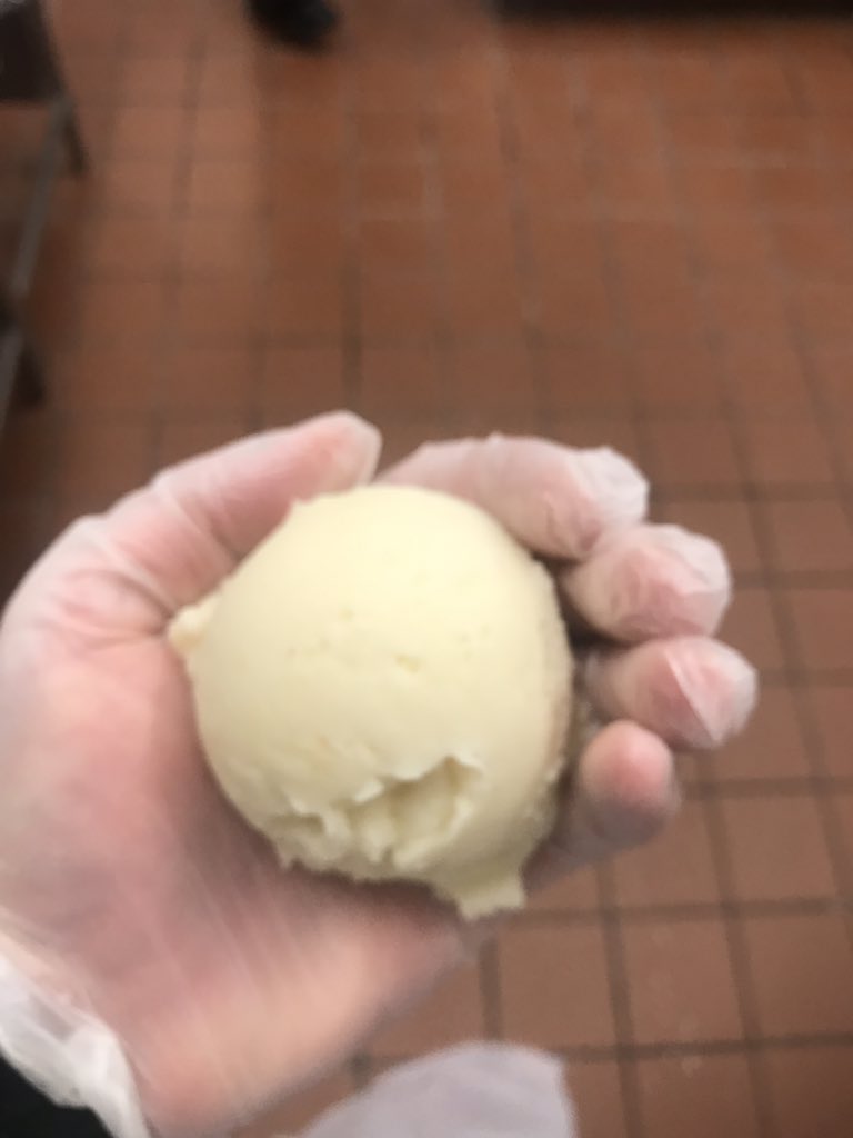 Tattooed_leo's tweet photo. #FoodFightFriday What I have here is a mashed potato ball. 178° and will stick to you like napalm. Simple yet effective in combat.Anybody else? Show me what you got.. https://t.co/StdNtc29Ix