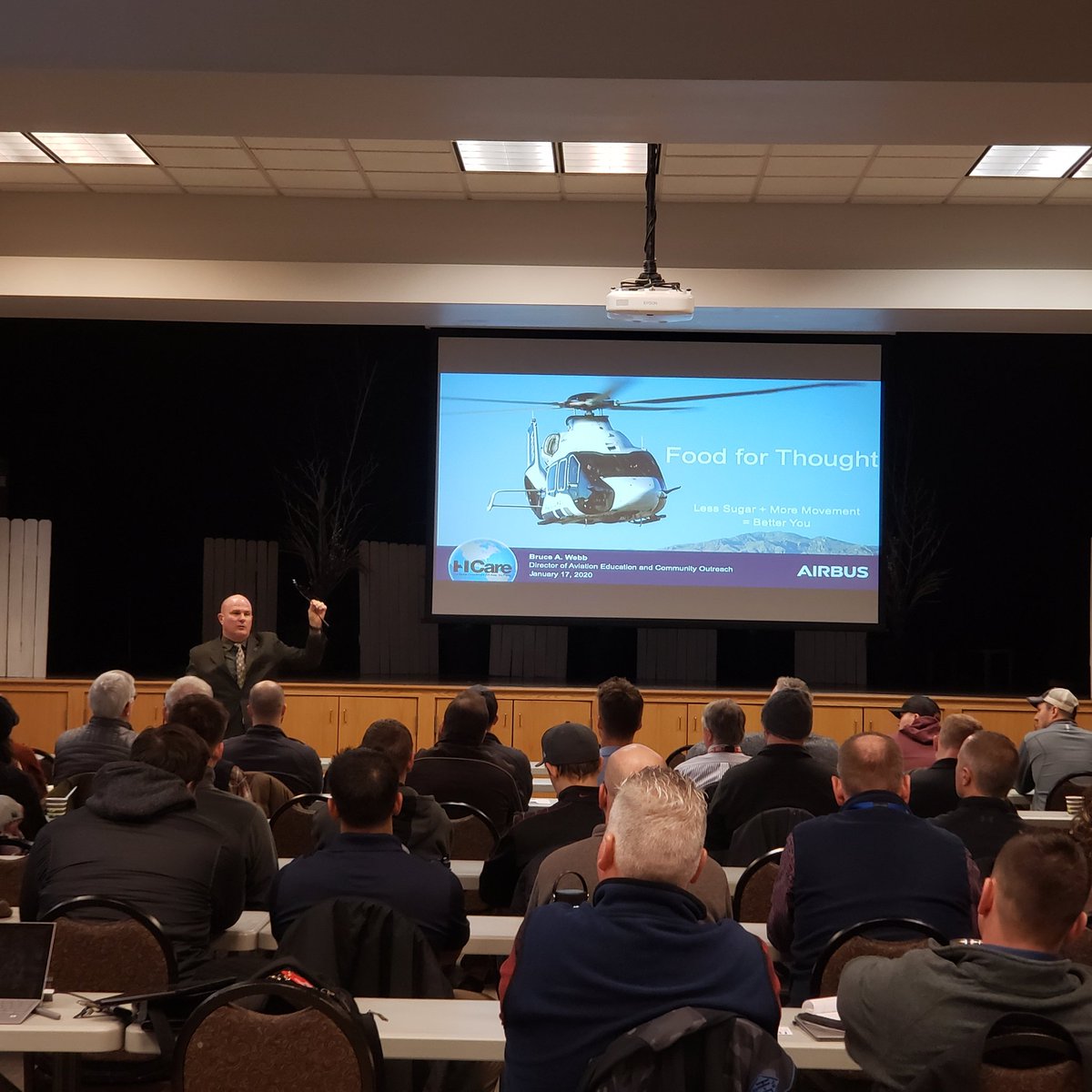<a href="/AirbusHeli_usa/">AirbusHelicopters US</a> Bruce Webb discusses #safety personal limitations &amp; human factors at Minneapolis #helicopter Safety Stand-Down hosted by Helicopter Safety Alliance <a href="/HelicopterSafe1/">Helicopter Safety Alliance (HSA)</a> and FAAST <a href="/FAASafetyBrief/">FAA Safety Alerts</a> #safetyculture #makingadifference