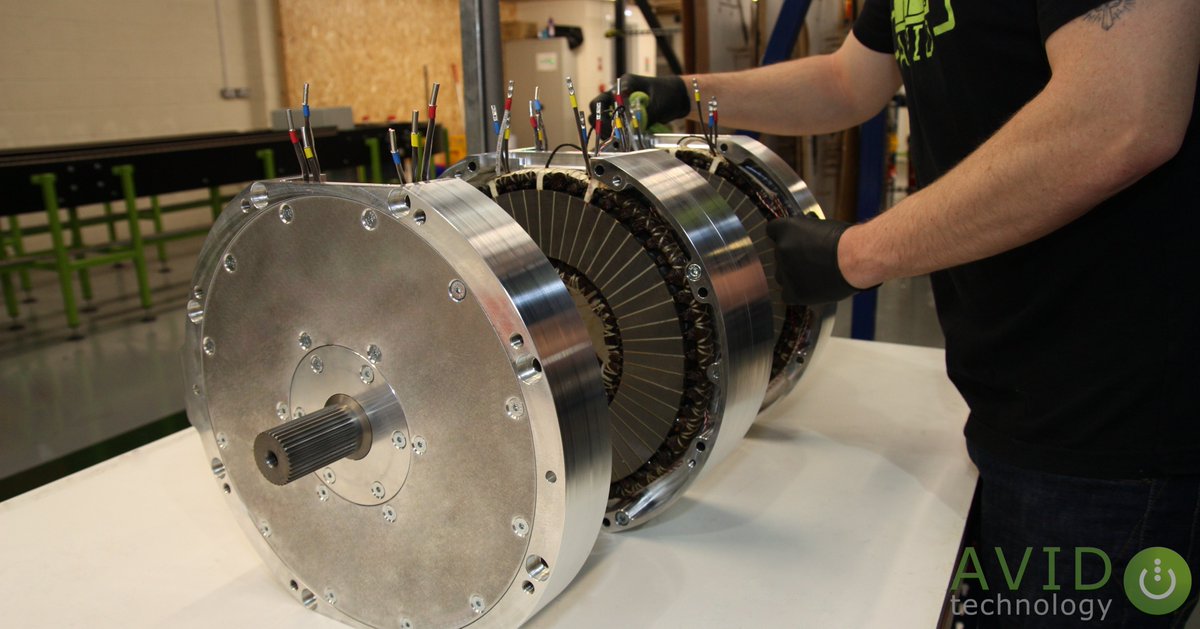 AVIDTechnology1's tweet image. An AF-240 EVO motor nearing the final stages on the production line.

#AVIDTechnology #AVIDTech #CleanTech #Engineering #ElectricMotor #ElectricVehicles #EV