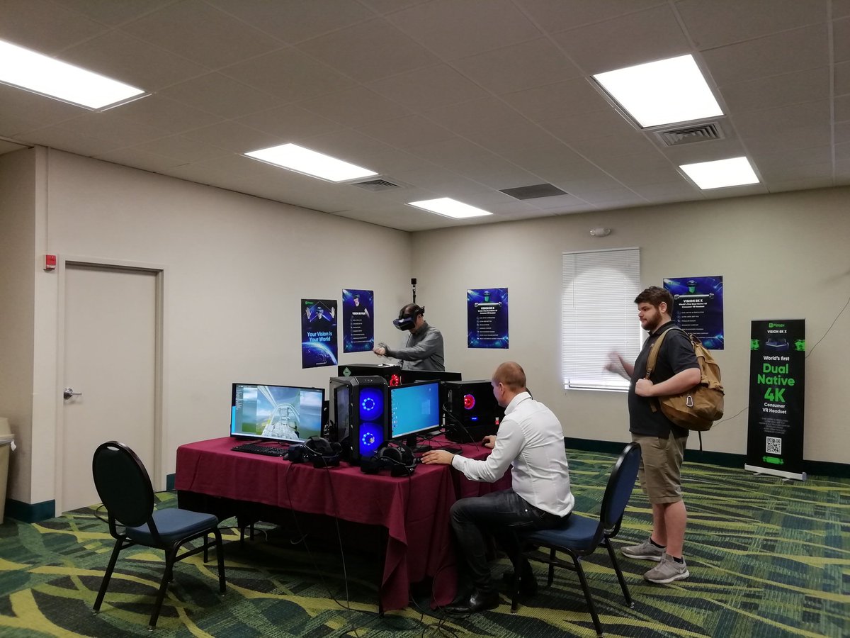 pimaxofficial's tweet photo. #PimaxVR
#OrlandoRoadshow
#VISION8KX
#VISION8KPLUS
#VISION5KSUPER
#ARTISAN https://t.co/eMZ6MxU0ez