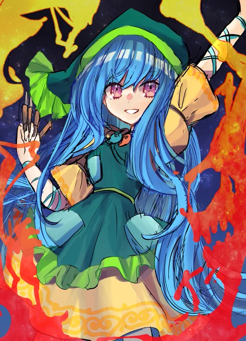 初描き袿姫
ワンドロのつもりだったけど2時間経ったのでタグ無し… 