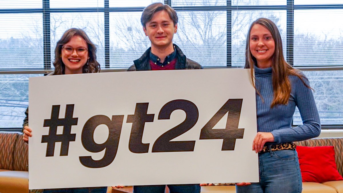 FloydCoSchools's tweet photo. 🎉SURPRISE!! @gtadmission wanted to personally hand-deliver acceptance letters a day early to three hardworking students at Model High School! Congratulations to Micah Veillon, Evalyn Edwards, and Coppi Durden and their families on this awesome accomplishment!!🐝 #gt24 https://t.co/w9fct0RwDf