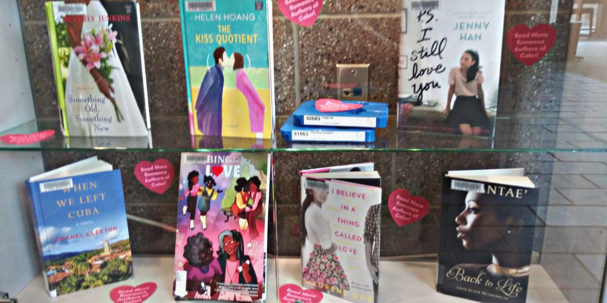 Multiple romance books written by authors of color.