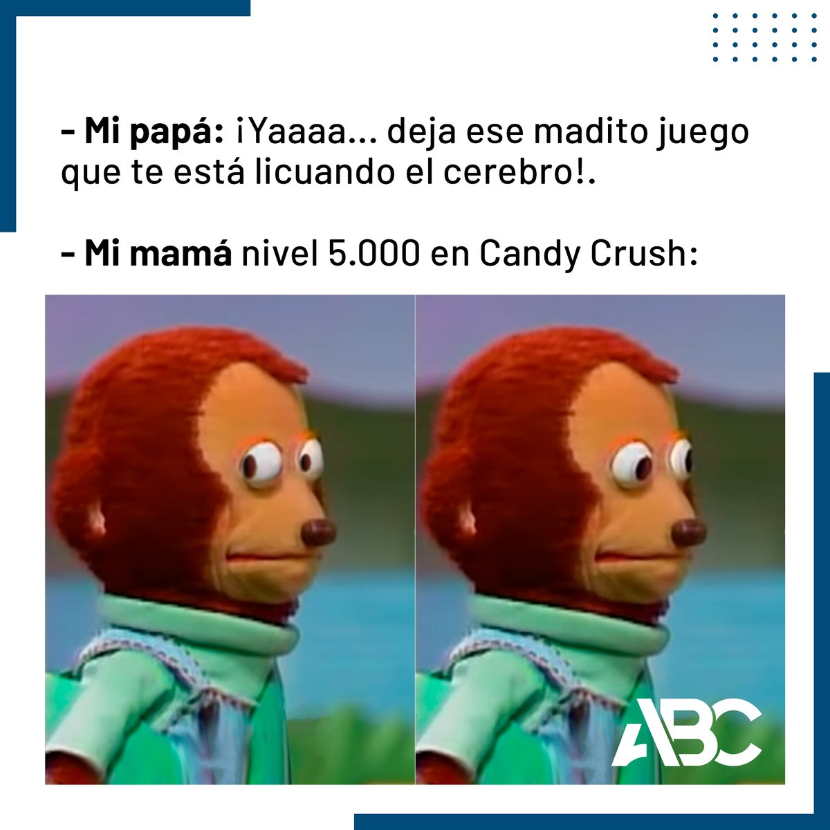 abctechnology4's tweet photo. Posiblemente a muchos adultos les encanta este juego de  @candycrushsaga 😅👍

#meme #abctechnology #candycrush #saga #memes #Bogota #medellin #cali
#memesinformaticos #videojuegos #humor #humorgamer #memegamers https://t.co/AJqsSqGtOT