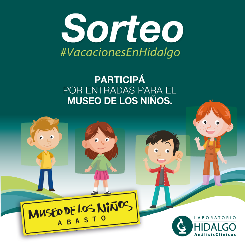 LabHidalgo's tweet image. 💚🙌 #SorteoHidalgo Ingresá a nuestras cuentas de Instagram o Facebook y participá en el sorteo #VacacionesEnHidalgo para disfrutar del Museo de los Niños Abasto. 🙌💚

#LaboratorioHidalgo #Sorteo #SorteoHidalgoRedes #RedesHidalgo #MuseoDeLosNiños