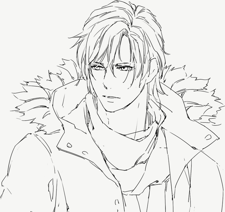 何回描き直しても全然リク内容の条件にそった顔にならなくてひたすら唸りながら描き直してる…(すけぶのはなし) 