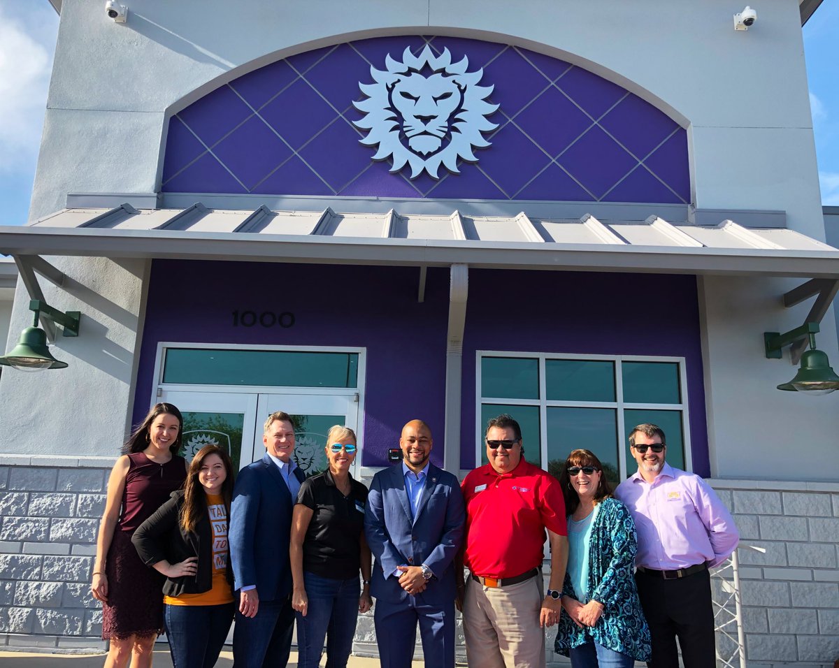 Welcome to Osceola County, <a href="/OrlandoCitySC/">Orlando City SC</a> ⚽️ The soccer club’s Training Ground had their official ribbon cutting today. A state of the art training facility for our fútbol athletes in Kissimmee. 

Pictured: Kissimmee/Osceola Chamber Board Members with <a href="/Caesar_Esq/">Darlington Caesar N Esq.</a>, CAO of OCSC.