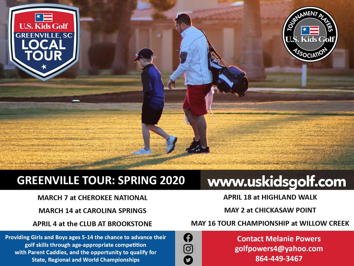 uskggreenville's tweet photo. ⛳️ OUR SPRING 2020 SCHEDULE! Mark your calendars and share with friends 🏌️‍♀️ 🏌! Registration will open soon! #uskggreenville #yeahthatgreenville #spartanburgsc #clemson #familygolf #kidsgolf #juniorgolf #jrgolf #sc #westernnc #southcarolina #asheville #greenwood #anderson #golf https://t.co/XursBXm9IW