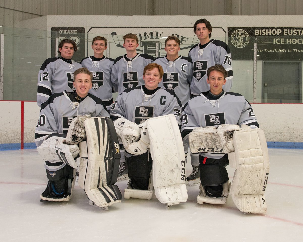 Mark your calendar for “Senior Night,” as Eustace Prep takes on Paul IV on Friday, January 24, 2020, 7:00 p.m., at the Flyers Skatezone in Pennsauken.  Join us for a great game and night as we celebrate our 8 graduating seniors 🏒🥅!