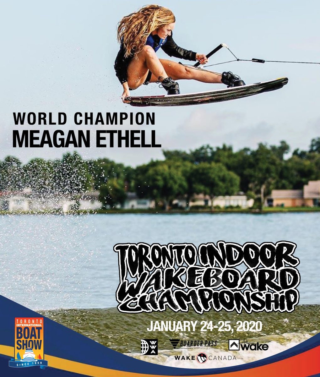 TheWWA's tweet photo. Pro Men and Women World Champion riders are headed to Toronto next weekend to compete at the @torontoboatshow for WPWS Stop #1! With over $10,000 in prize money and WPWS Overall Ranking points on the line, this is an event not to be missed!
#WhereWakeTakesYou #TheWWA #WPWS https://t.co/HVyZX9V8VL