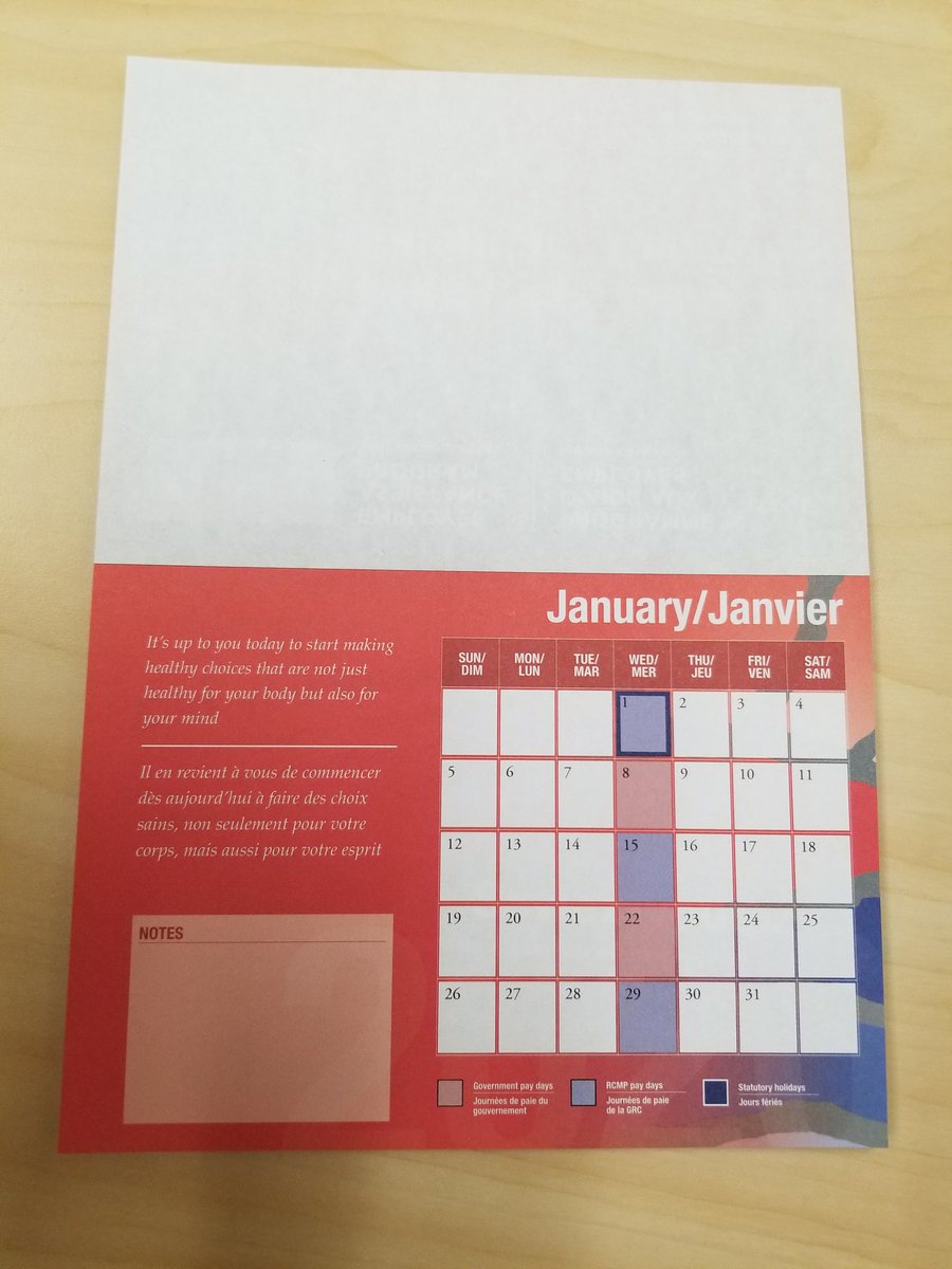 mary_durning's tweet photo. Just received the new EAP calendar. Pretty sweet @nancy_porteous & @AContant_EAS. Kudo to your team for a really useful calendar with great tips and facts! #MentalHealthAwareness #employeehelp https://t.co/Xc8YDPno5J