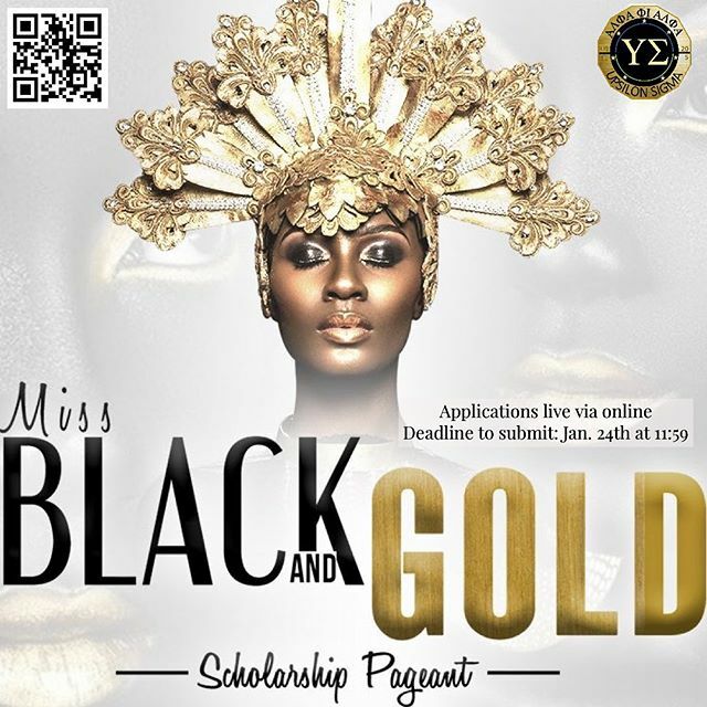 fgcualphas's tweet photo. Attention all ladies of FGCU! If you still have the slightest interest of pursuing the title as our 2020 Miss Black and Gold, applications will be live via online until Jan. 24th at 11:59. You can access the application by scanning the QR code on the fly… https://t.co/udanHd1zeG https://t.co/zJoltpFInn