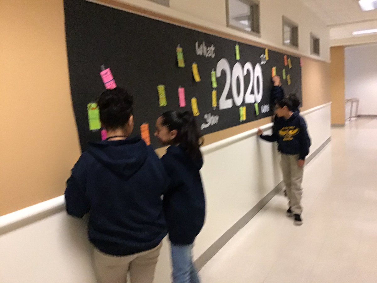 dz_avid's tweet photo. Starting our 2020 with a word that will guide our year! What is your 2020 word? #thisisAVID #SELfocus https://t.co/LU4zp1CzO1