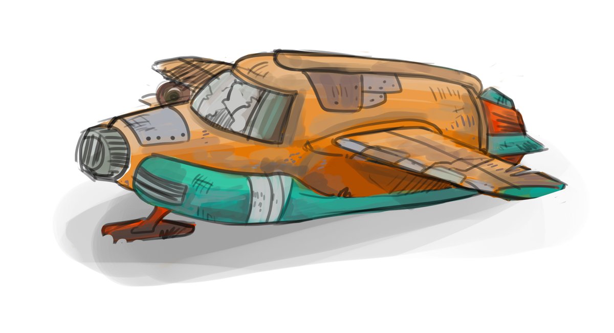 BoomaGame's tweet photo. this is my spaceship. it's broken, but still good... yeah... very good https://t.co/X7kCncuBRP