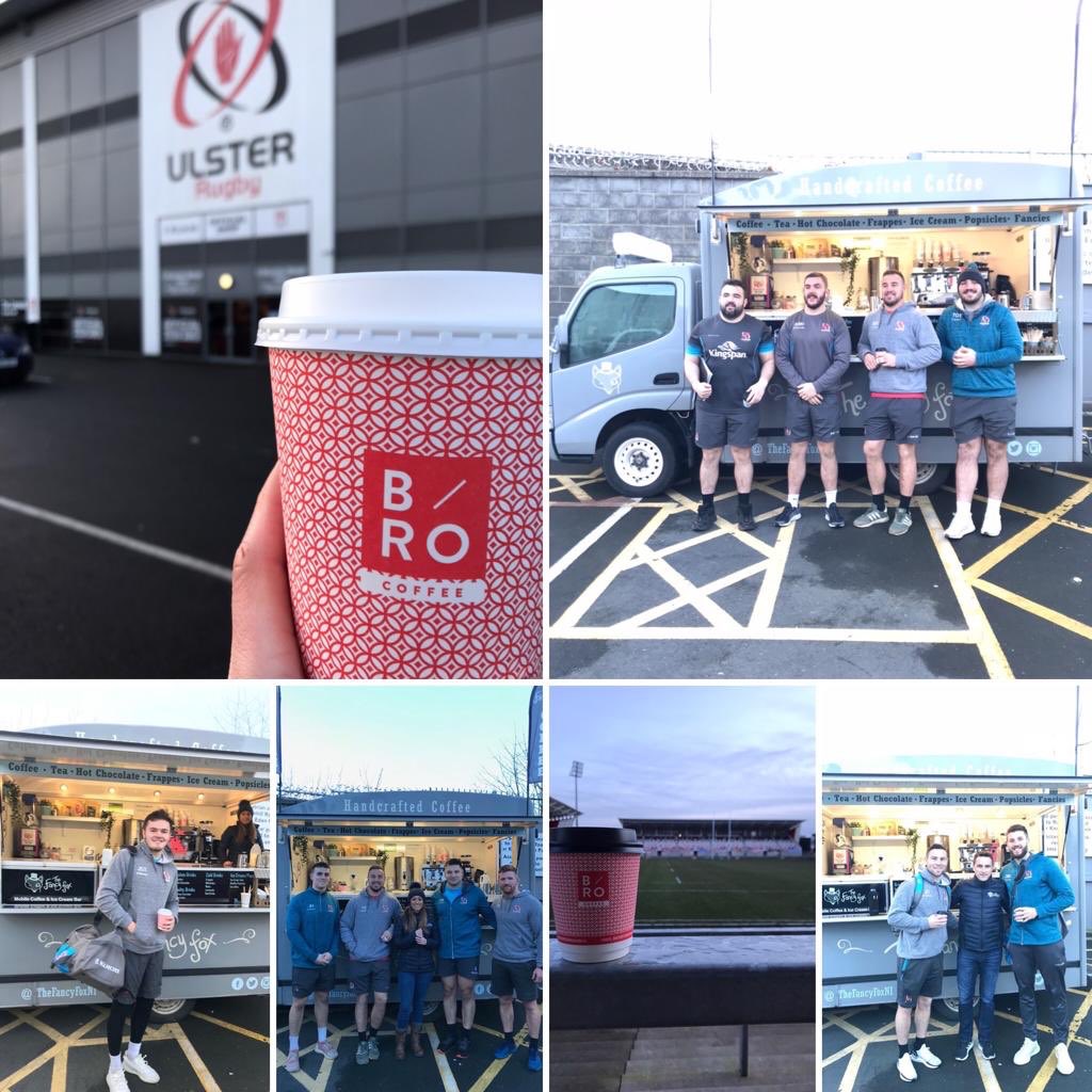 The Fancy Fox (@thefancyfoxni) on Twitter photo Great morning serving up Bró Coffee to the <a href="/UlsterRugby/">Ulster Rugby</a> squad as they prepare for their big match tomorrow. Thanks for having us guys and good luck! 🦊 #SUFTUM #coffeeonthego #eventbarista #ulsterrugby #thefancyfox Great morning serving up Bró Coffee to the <a href="/UlsterRugby/">Ulster Rugby</a> squad as they prepare for their big match tomorrow. Thanks for having us guys and good luck! 🦊 #SUFTUM #coffeeonthego #eventbarista #ulsterrugby #thefancyfox
