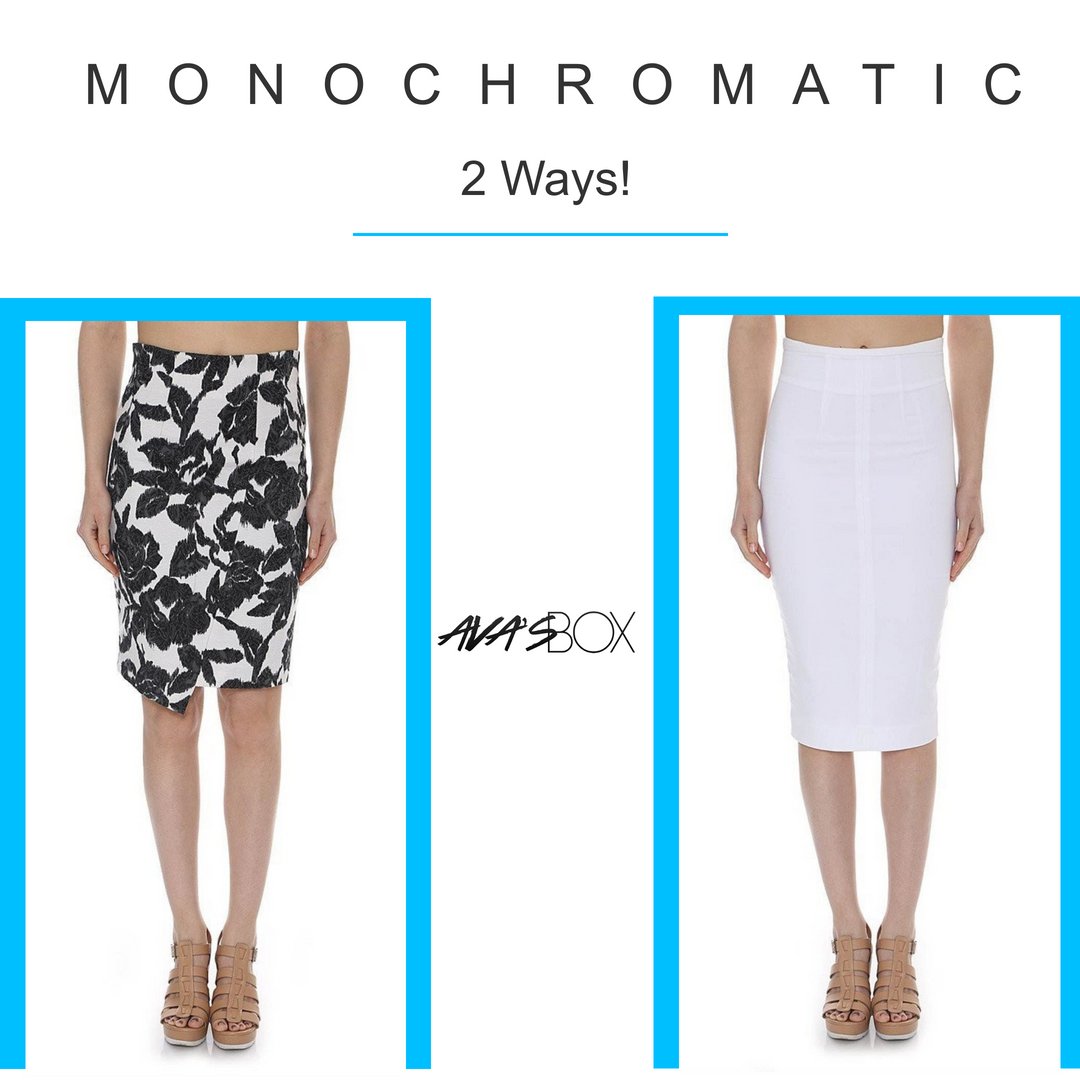avas_box's tweet photo. Monochromatic is the use of one color, like our white skirt. But did you know that black on white is also considered a monochromatic print? 🤔 We learn something every day!

https://t.co/gRs3gIzVQ0
https://t.co/fMd7RaKHHF https://t.co/bXyPNCzH1J