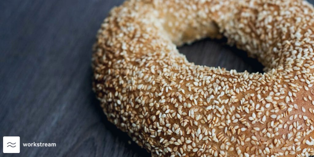 workstream_us's tweet image. Did you grab a bagel on National Bagel Day? If not, go get an awesome bagel today from one of our dearest clients @hfbreadco today!

#NationalBagelDay #HFBreadCo #Workstream #HRTech #Entrepreneurship #HourlyWorkers