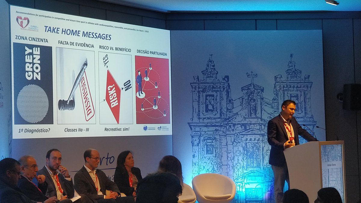 CE_Guerreiro's tweet photo. Prof Hélder Dores and recommendations for participation in competitive and leisure sport in athletes with cardiomyopathy, myocarditis and pericarditis. Assess the risk and share the decision with the athlete. #MedCV2020 #AcademiaCV @spcardio https://t.co/1eR6PvHZ6Q