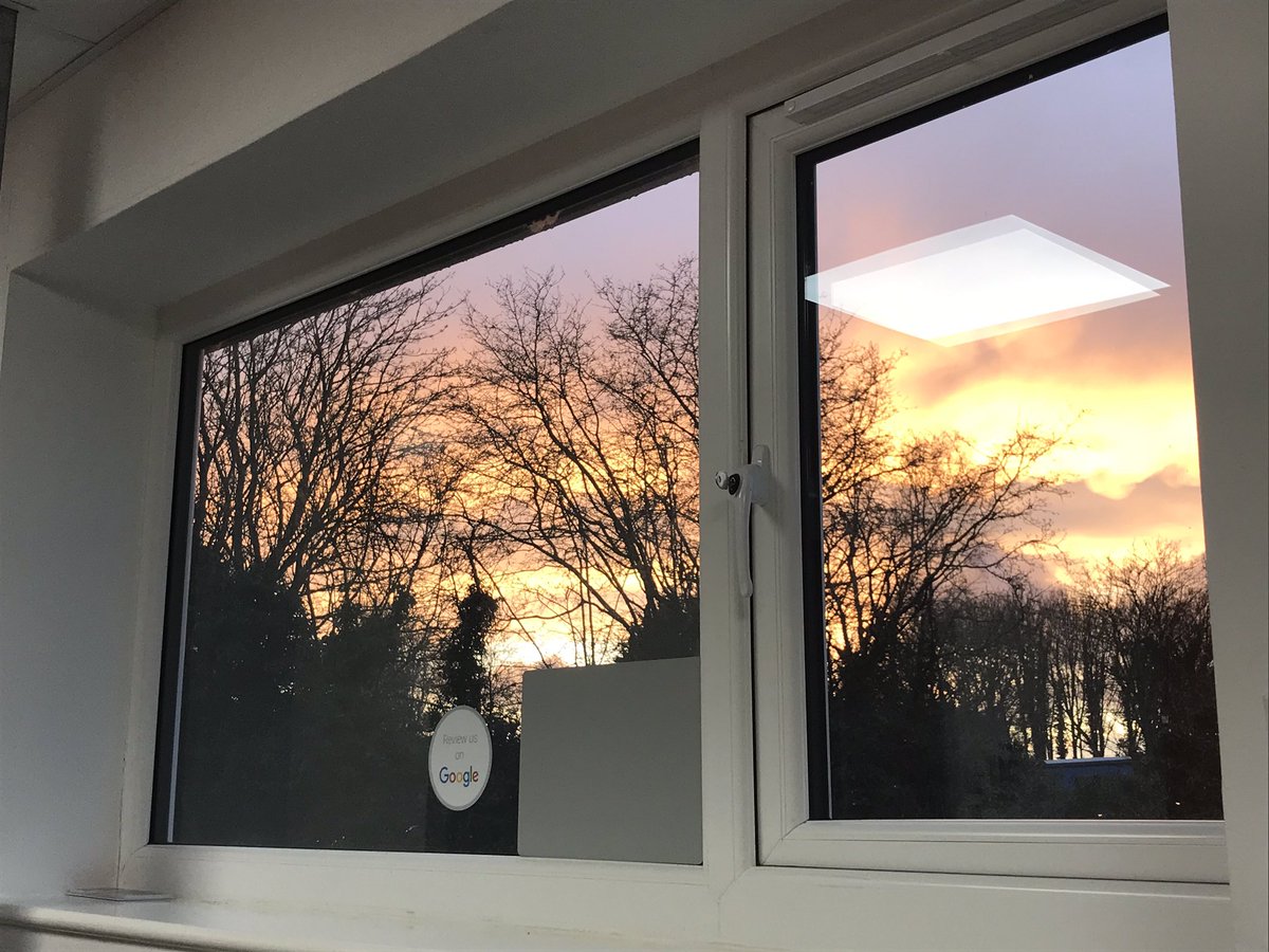It’s a pretty sunset here at our #Knaresborough site! It’s been a busy week! Here’s to another one next week ✅📦